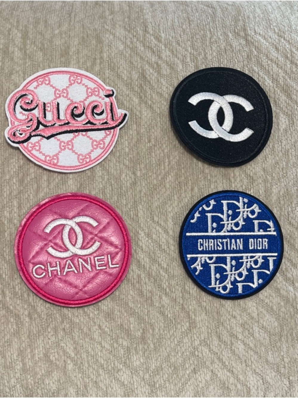 Designer Inspired- Custom small Iron on Patches